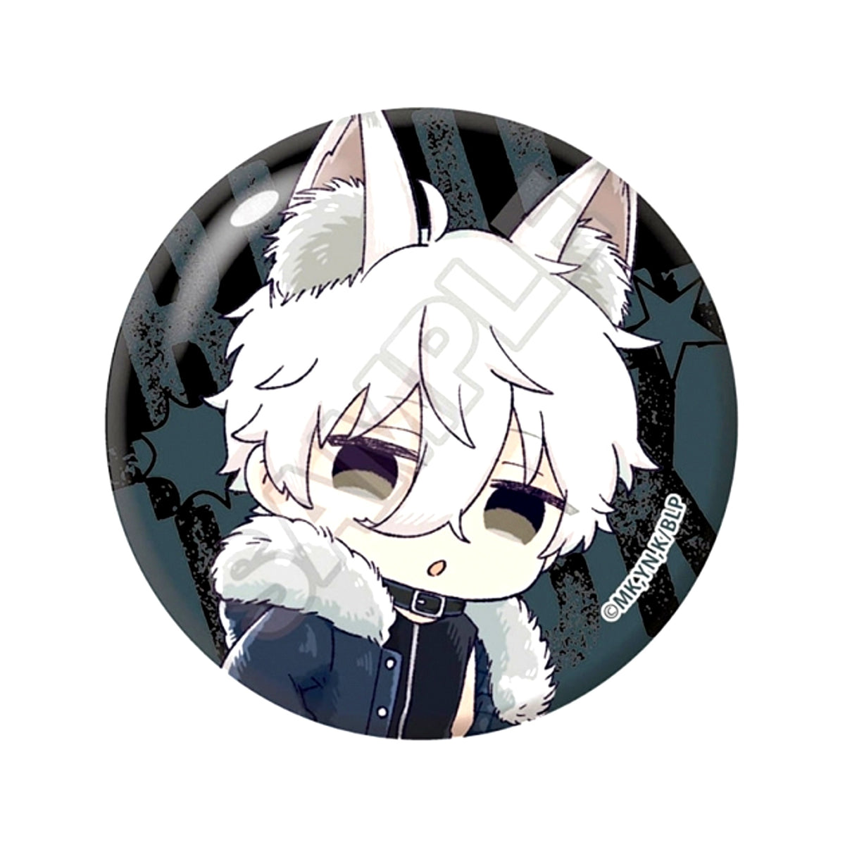 TV Anime Blue Lock Sketchu! Beast Can Badge Seishiro Nagi (Reissue) [NEW]