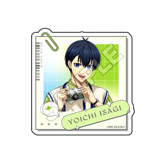 TV Anime Blue Lock Photographer Acrylic Badge Yoichi Isagi (Reissue) [NEW]