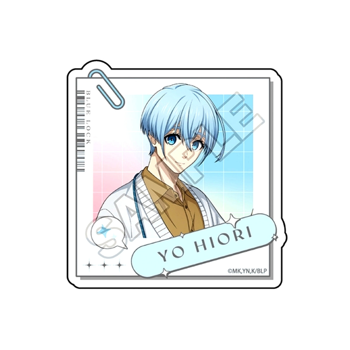 TV Anime Blue Lock Photographer Acrylic Badge Yo Hiori (Reissue) [NEW]