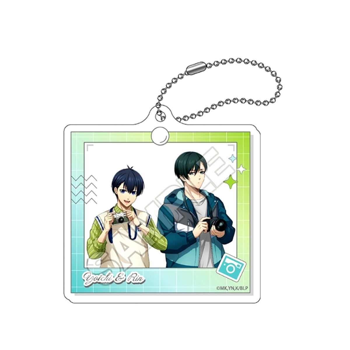 TV Anime Blue Lock Photographer Acrylic Keychain Isagi & Rin (Reissue) [NEW]
