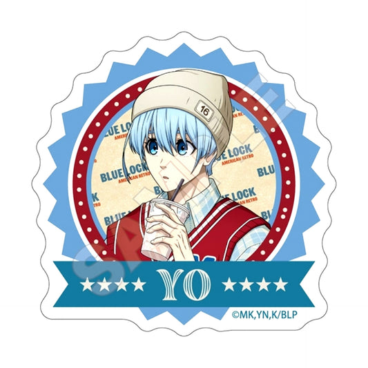 TV Anime Blue Lock American Retro Acrylic Badge Yo Hiori (Reissue) [NEW]