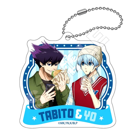 TV Anime Blue Lock American Retro Acrylic Keychain Karasu & Hiori (Reissue) [NEW]