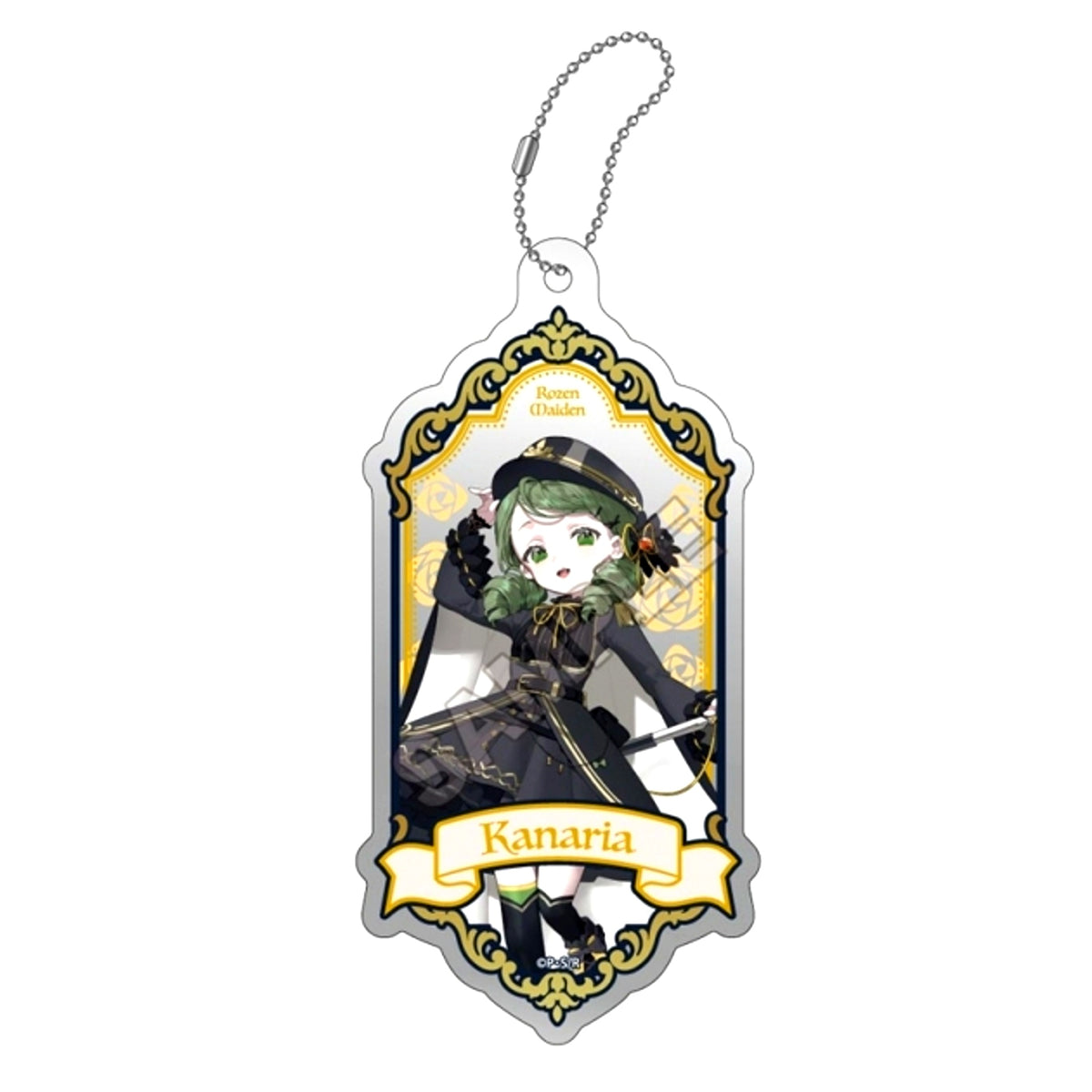 TV Anime Rozen Maiden Rondo of Vows Acrylic Mirror Keychain Kanaria (Reissue) [NEW]