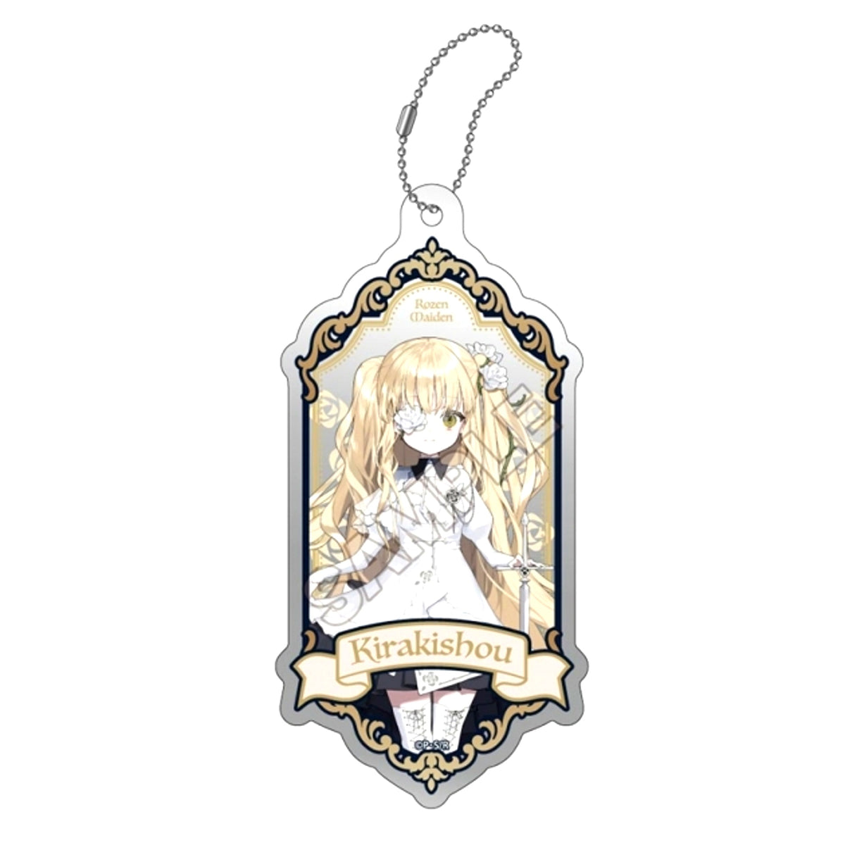 TV Anime Rozen Maiden Rondo of Vows Acrylic Mirror Keychain Kirakishou (Reissue) [NEW]