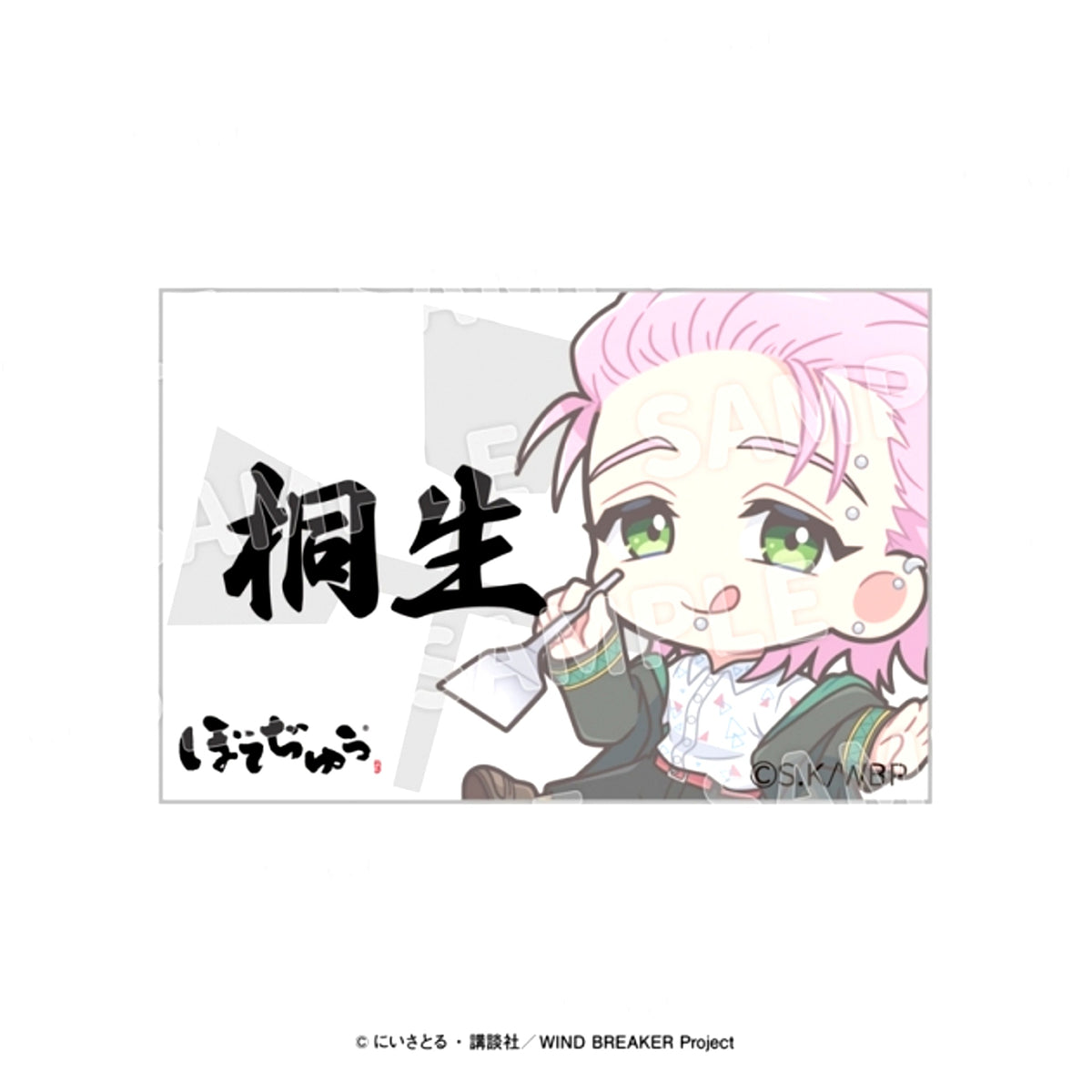 TV Anime WIND BREAKER BOTEJYU Group Acrylic Name Badge Kiryu [NEW]