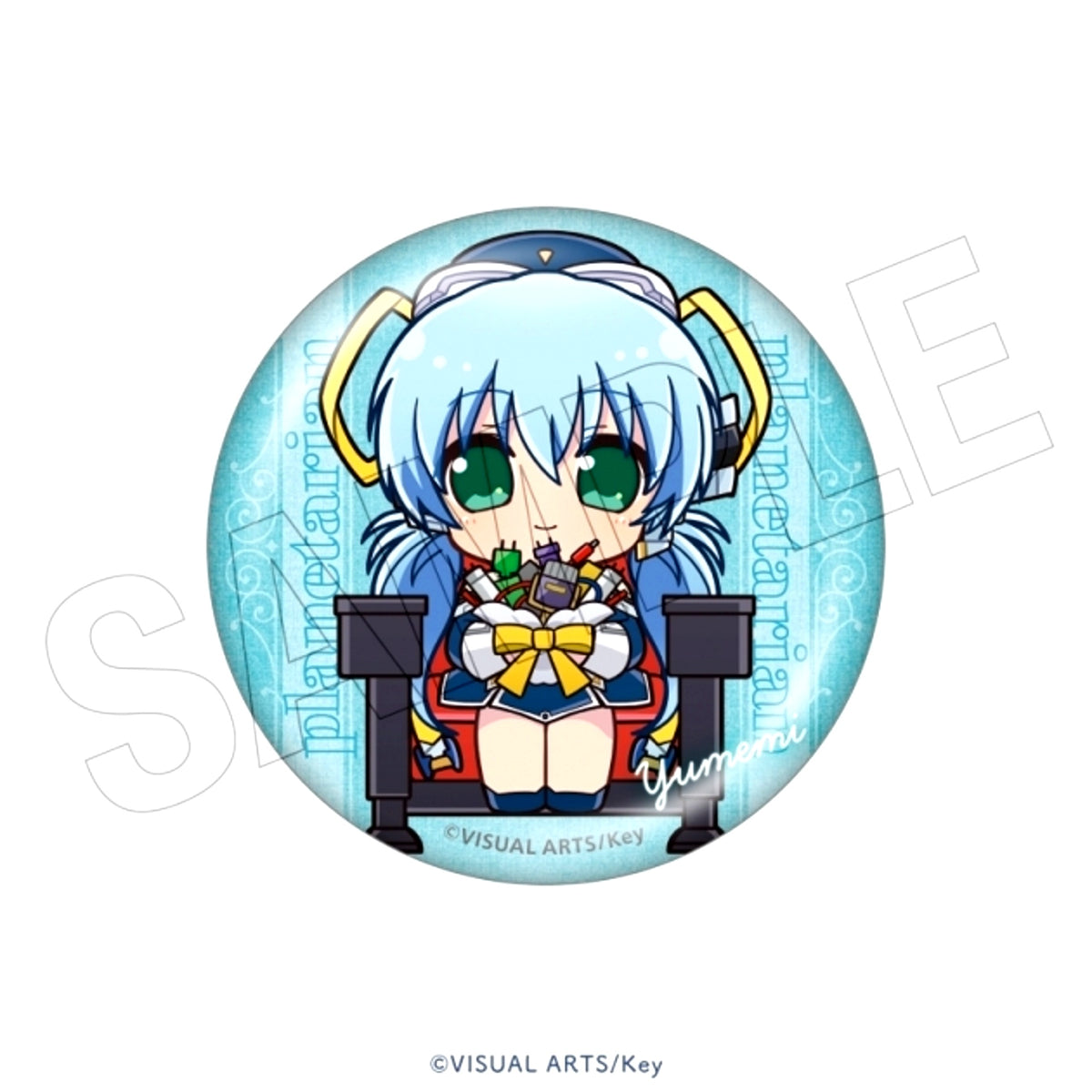 Key (Movie Theater) Can Badge (Yumemi Hoshino A) [NEW]