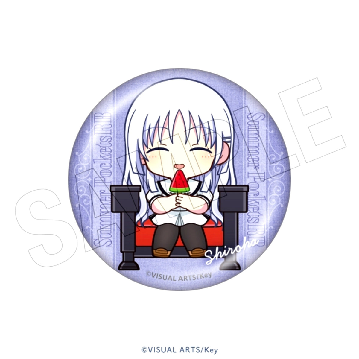 Key (Movie Theater) Can Badge (Shiroha Naruse A) [NEW]