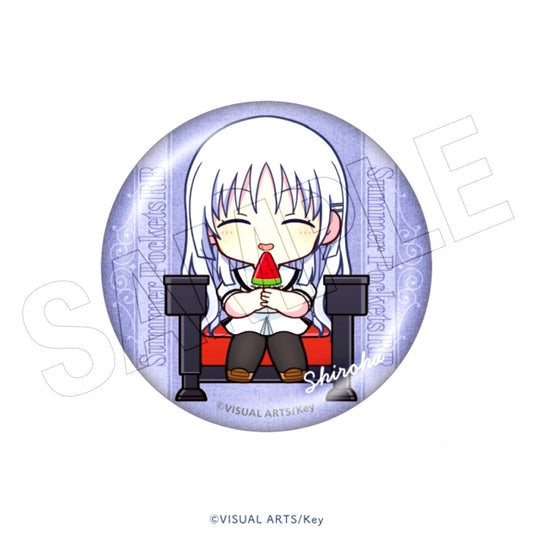 Key (Movie Theater) Can Badge (Shiroha Naruse A) [NEW]