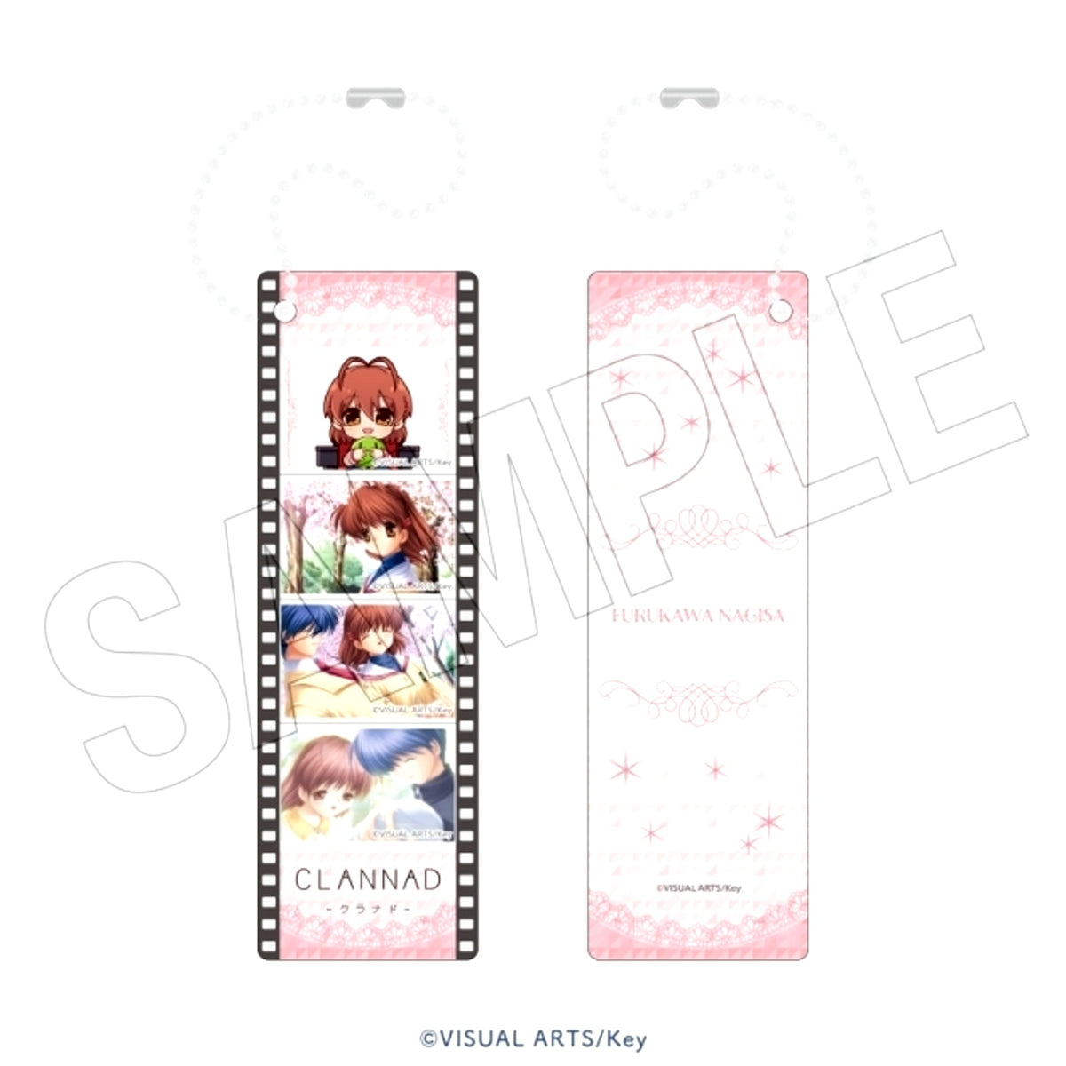 Key (Movie Theater) Photo Gray Keychain (Nagisa Furukawa) [NEW]