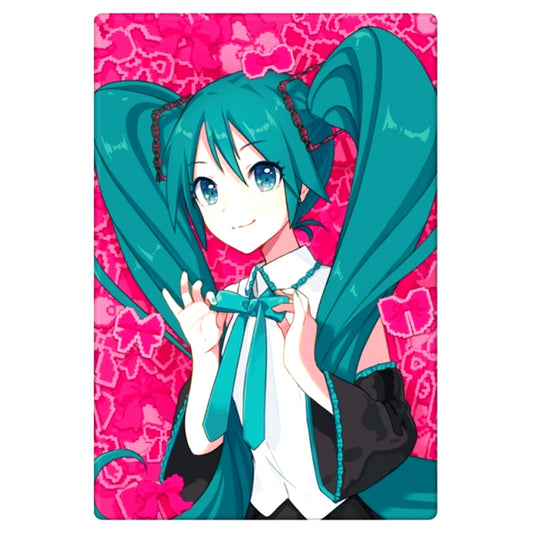 Hatsune Miku and Eko iXima Mixed Media Exhibition Square Can Badge (D) [NEW]