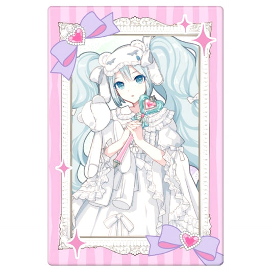 Hatsune Miku and Eko iXima Mixed Media Exhibition Square Can Badge (E) [NEW]