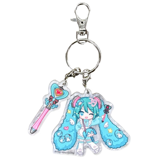 Hatsune Miku and Eko iXima Mixed Media Exhibition Double Acrylic Keychain (B) [NEW]