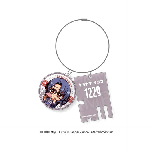 THE IDOLM@STER MILLION LIVE! A Relaxing Breather Public Bath HANABI Group ver. Double Acrylic Keychain Sayoko Takayama [NEW]