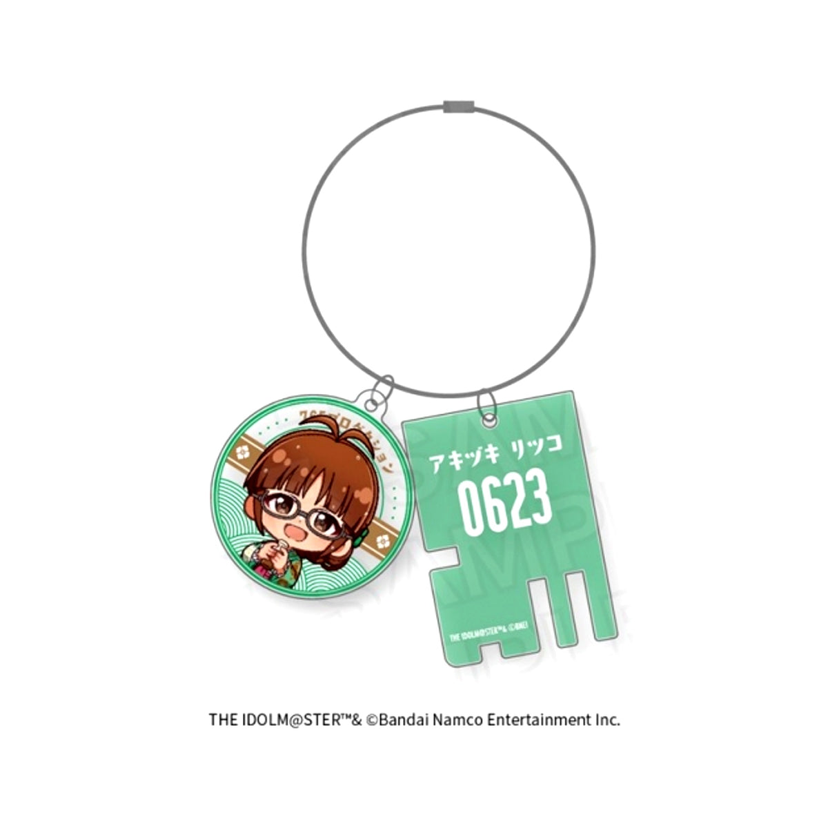 THE IDOLM@STER Million Live! Hot Breather Bathhouse HANABI Group ver. Double Acrylic Keychain Ritsuko Akizuki [NEW]