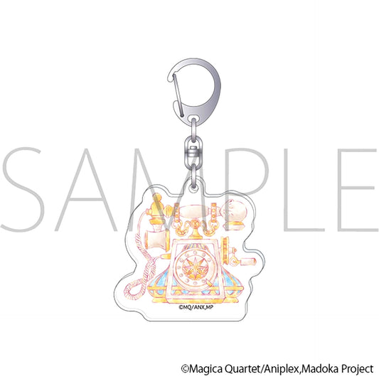 Puella Magi Madoka Magica Glitter Acrylic Keychain / Law of Cycles Phone [NEW]