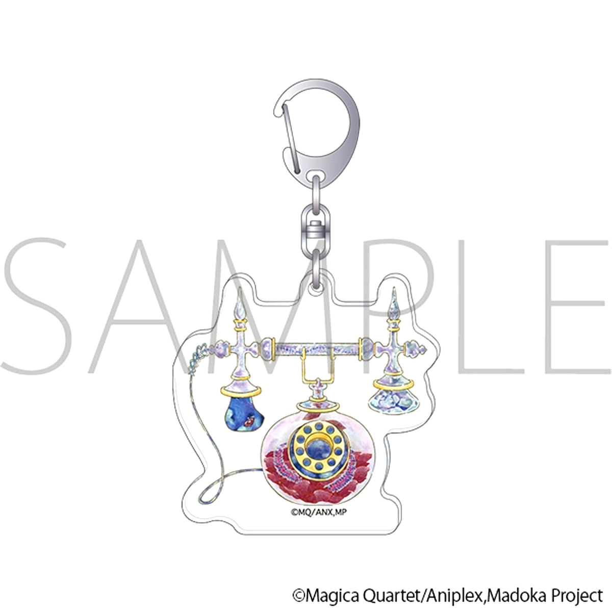 Puella Magi Madoka Magica Glitter Acrylic Keychain / Mr. Lizard Phone [NEW]