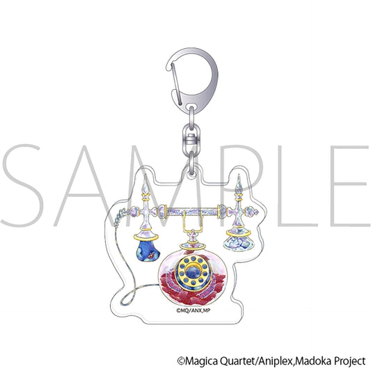 Puella Magi Madoka Magica Glitter Acrylic Keychain / Mr. Lizard Phone [NEW]