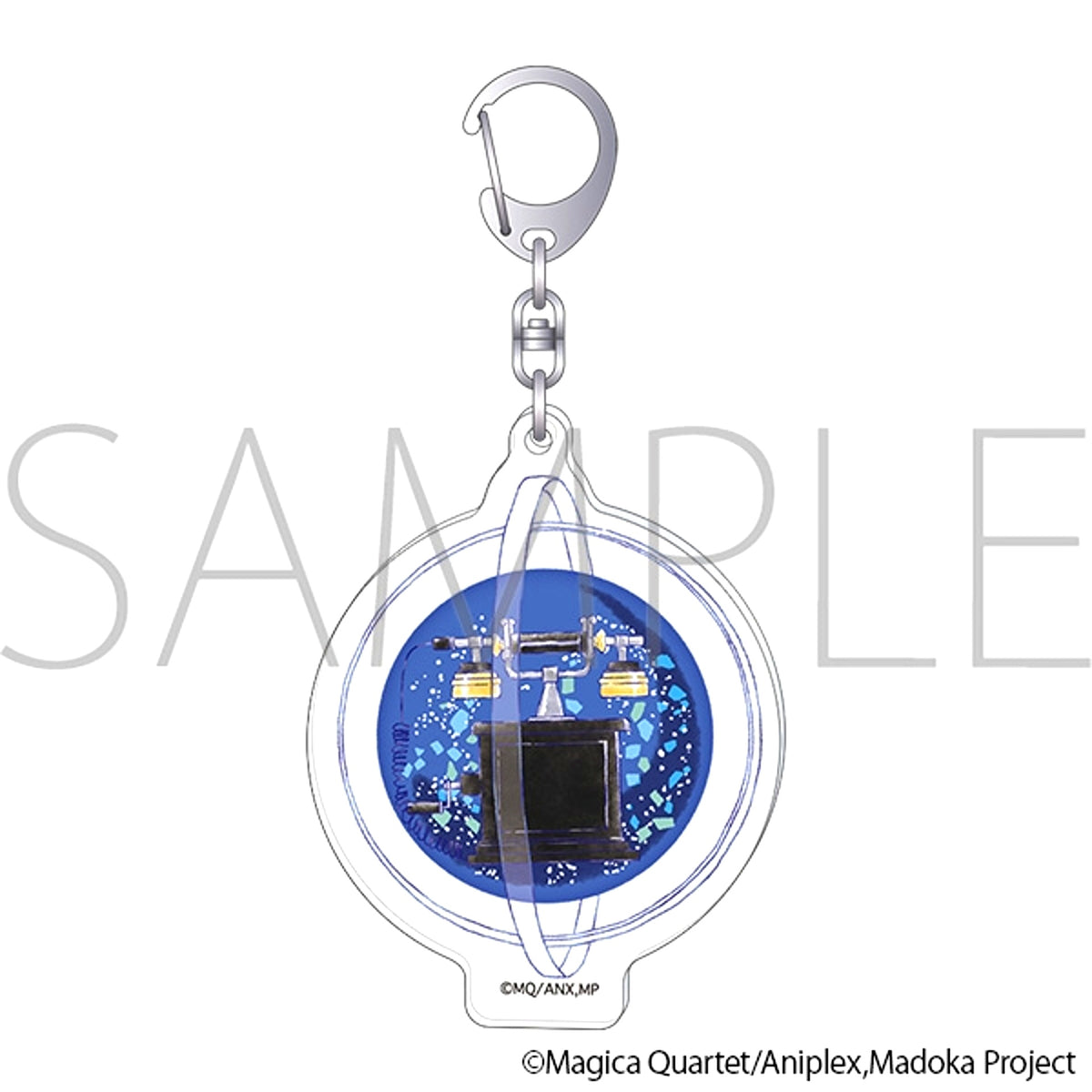 Puella Magi Madoka Magica Glitter Acrylic Keychain / Devil's Telephone [NEW]