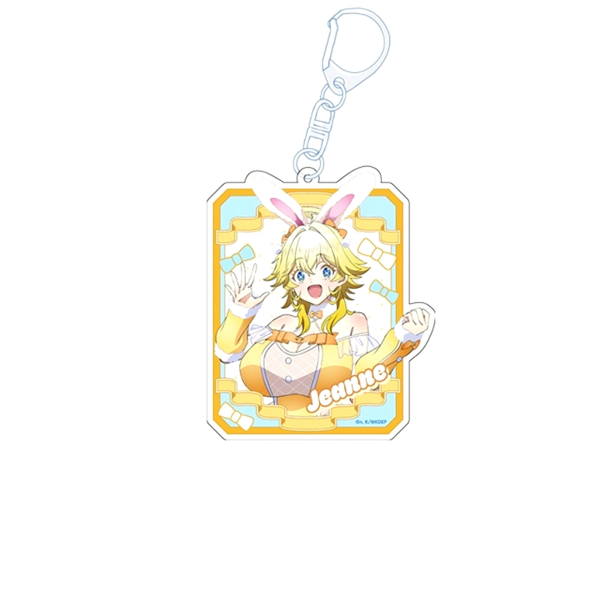 TV Anime Mistress Kanan is Devilishly Easy Newly-Drawn Acrylic Key Ring Jeanne Goods - Keychain [NEW]