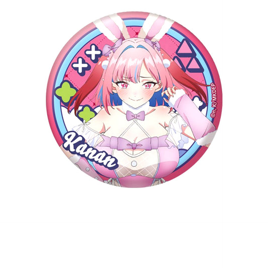 TV Anime Mistress Kanan is Devilishly Easy Newly Drawn Can Badge Kanan Takakiyo [NEW]