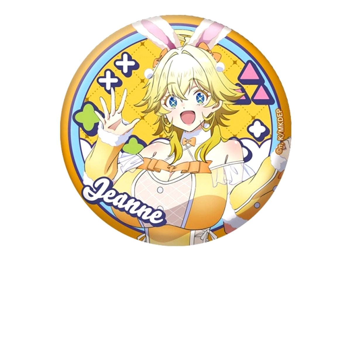 TV Anime Mistress Kanan is Devilishly Easy Newly Drawn Button Jeanne Goods - Badge [NEW]