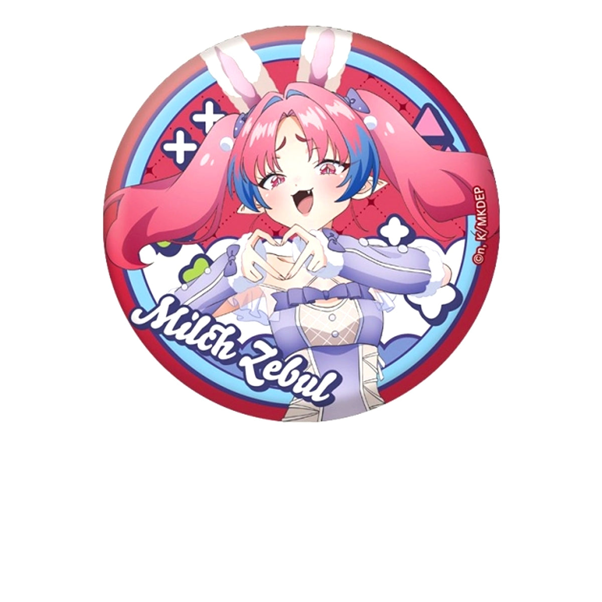 TV Anime Mistress Kanan is Devilishly Easy Newly Drawn Can Badge Milch Zebul [NEW]