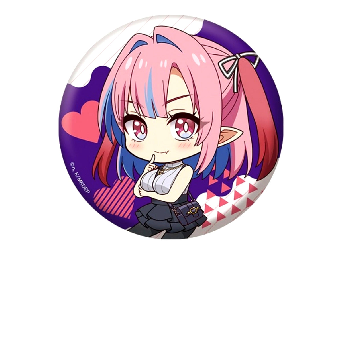 TV Anime Mistress Kanan is Devilishly Easy Petanko Can Badge Kanan Takakiyo (2) [NEW]
