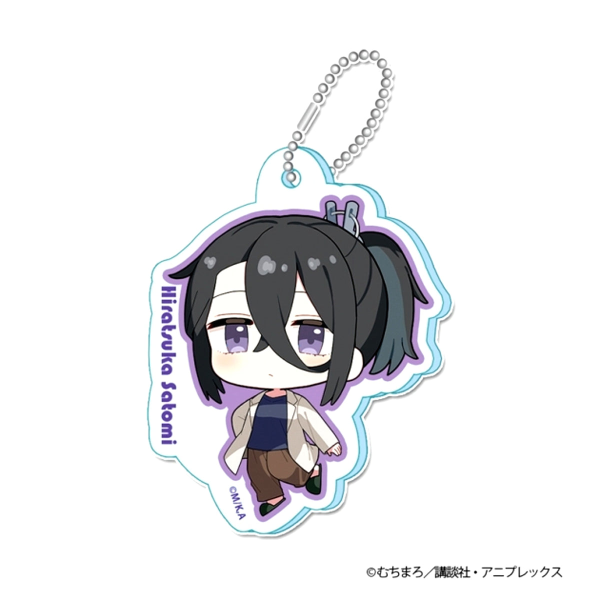 Even the Student Council Has Its Holes! Petit Choco Mini Acrylic Keychain (Satomi Hiratsuka) [NEW]