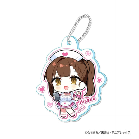Even the Student Council Has Its Holes! Petit Choco Mini Acrylic Keychain (Hisako Kotobuki) Nurse ver. [NEW]