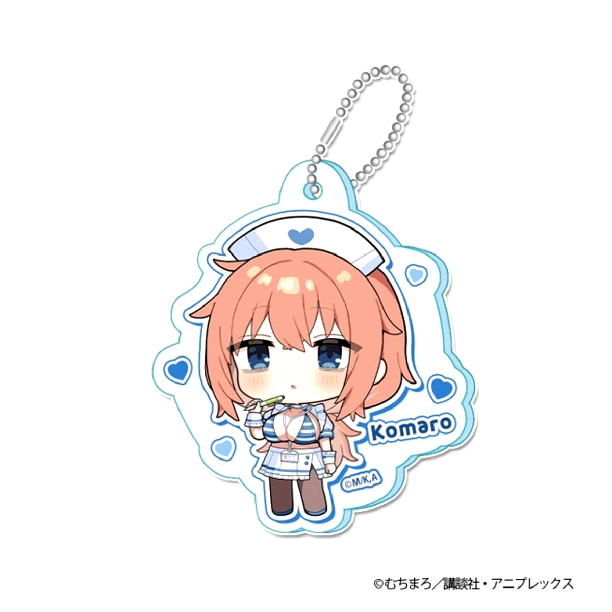 Even the Student Council Has Its Holes! Petit Choco Mini Acrylic Keychain (Komaro Mutsu) Nurse ver. [NEW]