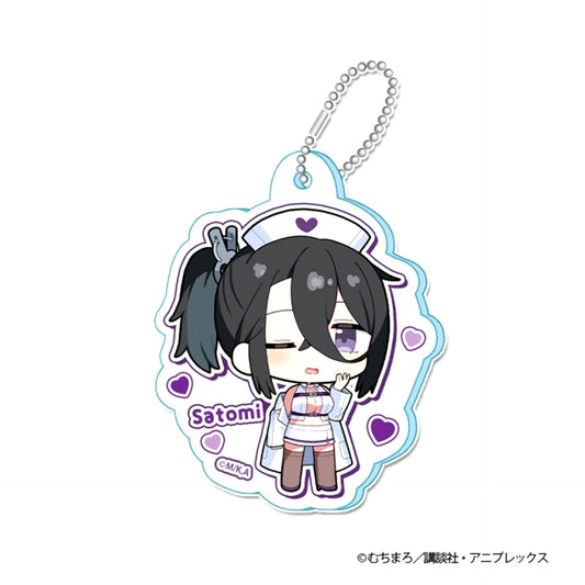 Even the Student Council Has Its Holes! Petit Choco Mini Acrylic Keychain (Satomi Hiratsuka) Nurse ver. [NEW]