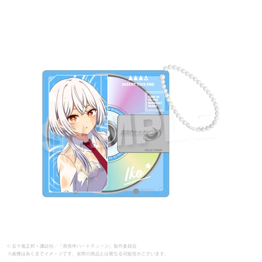 Mayonaka Heart Tune Disc-Style Acrylic Keychain Rain Shelter ver. Iko Kirino (Reissue) [NEW]