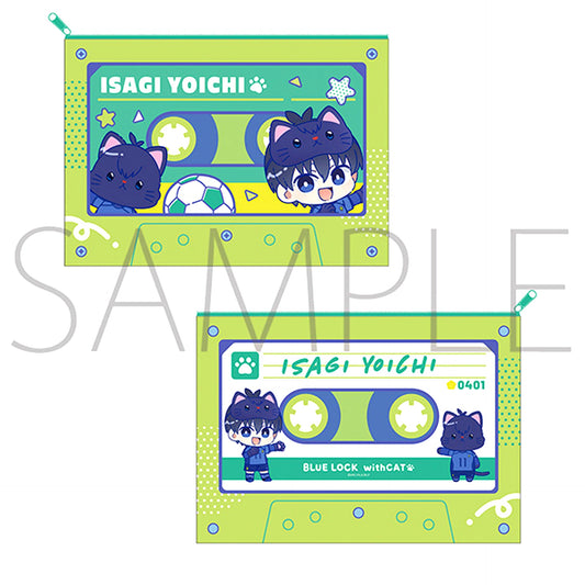 Blue Lock Season 2 withCAT illustration Ver. Clear Pouch / Yoichi Isagi [NEW]