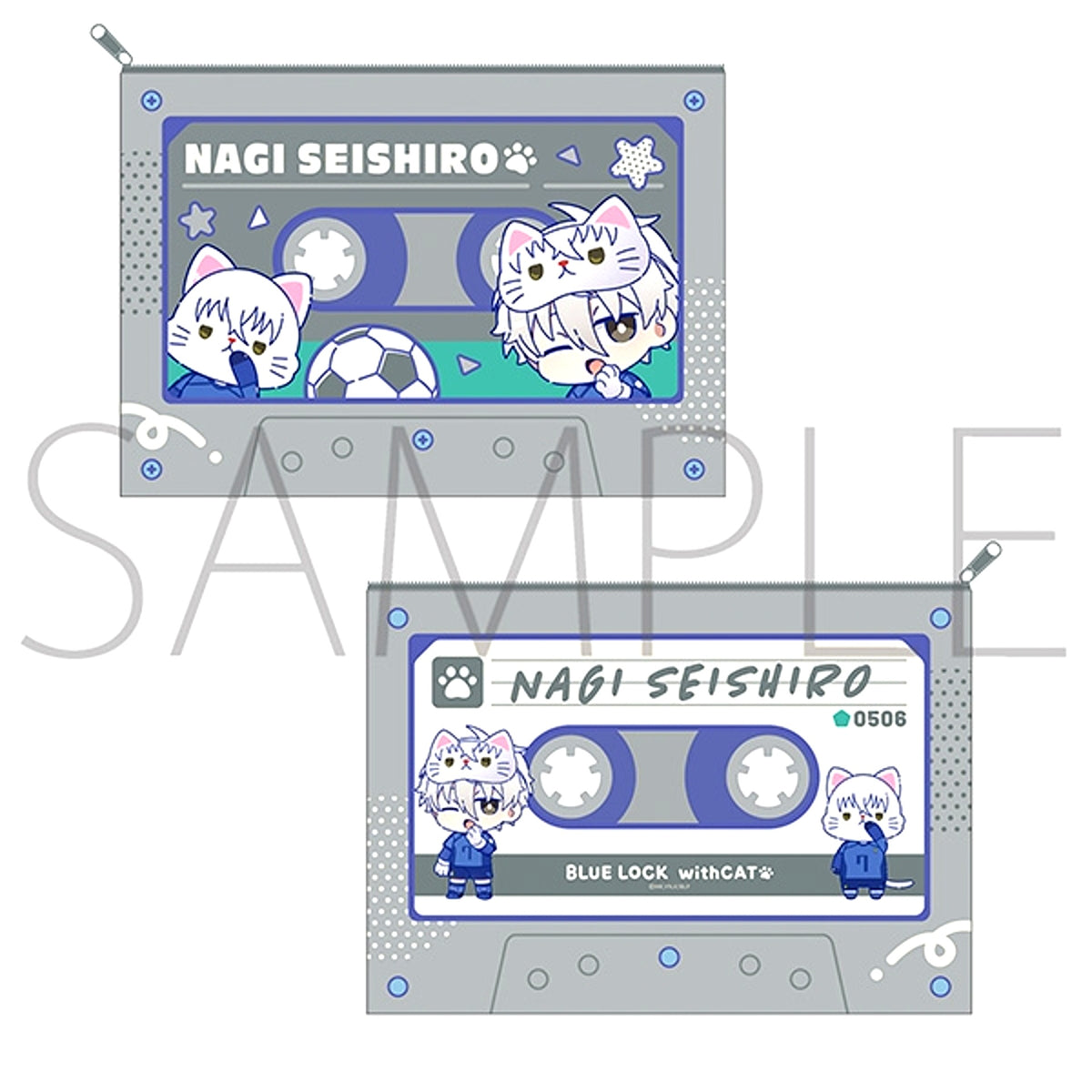 Blue Lock Season 2 withCAT illustration Ver. Clear Pouch / Seishiro Nagi [NEW]