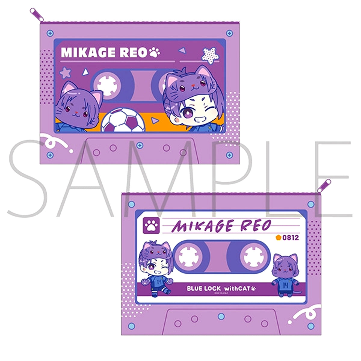 Blue Lock Season 2 withCAT illustration Ver. Clear Pouch / Reo Mikage [NEW]