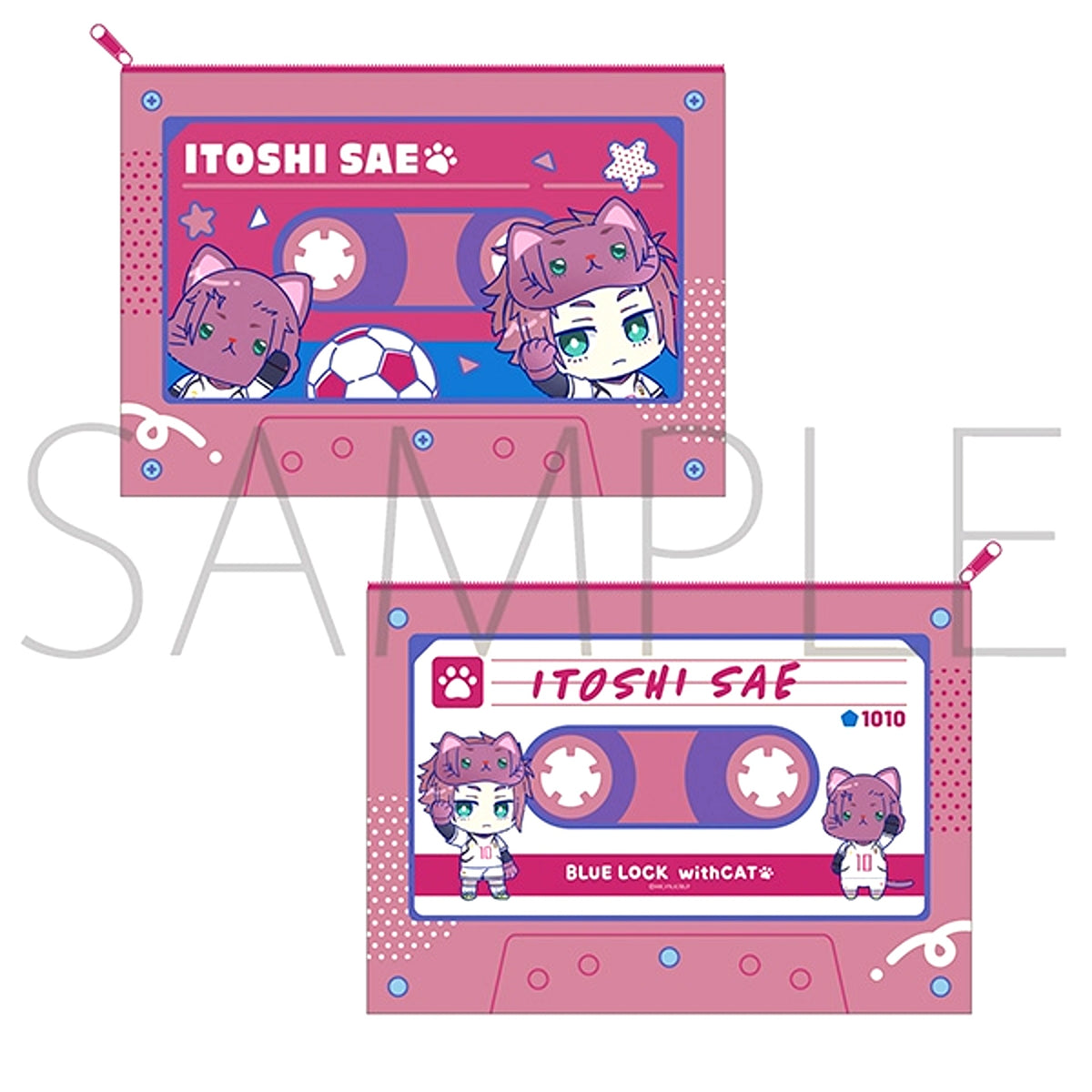 Blue Lock Season 2 withCAT illustration Ver. Clear Pouch / Sae Itoshi [NEW]