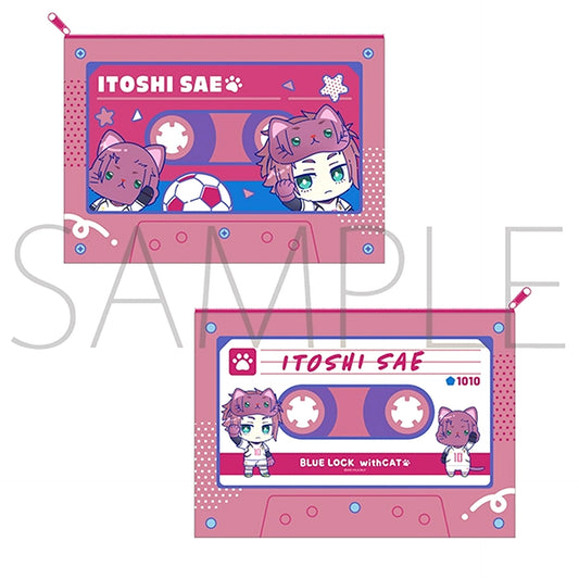 Blue Lock Season 2 withCAT illustration Ver. Clear Pouch / Sae Itoshi [NEW]