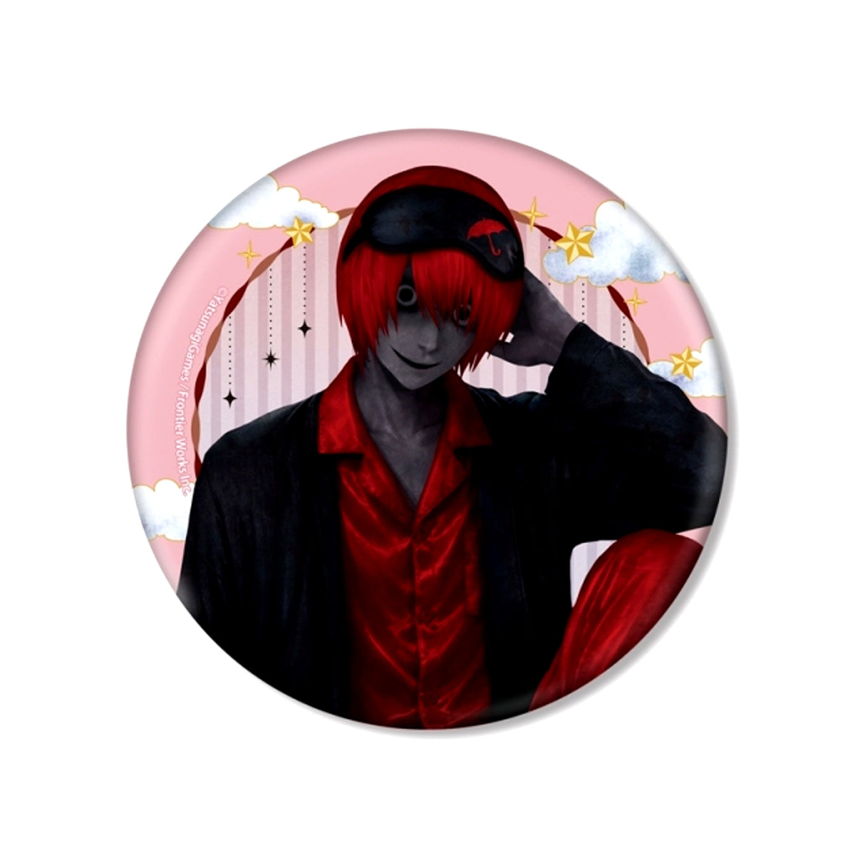 Homicipher Newly Drawn Mr. Red Umbrella Loungewear ver. BIG Can Badge [NEW]