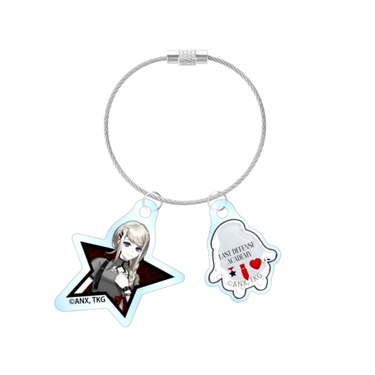 The Hundred Line: Last Defense Academy Illustration by REO Nozomi Kirifuji China Punk ver. Double Wire Acrylic Keychain POP UP SHOP in Marui [NEW]