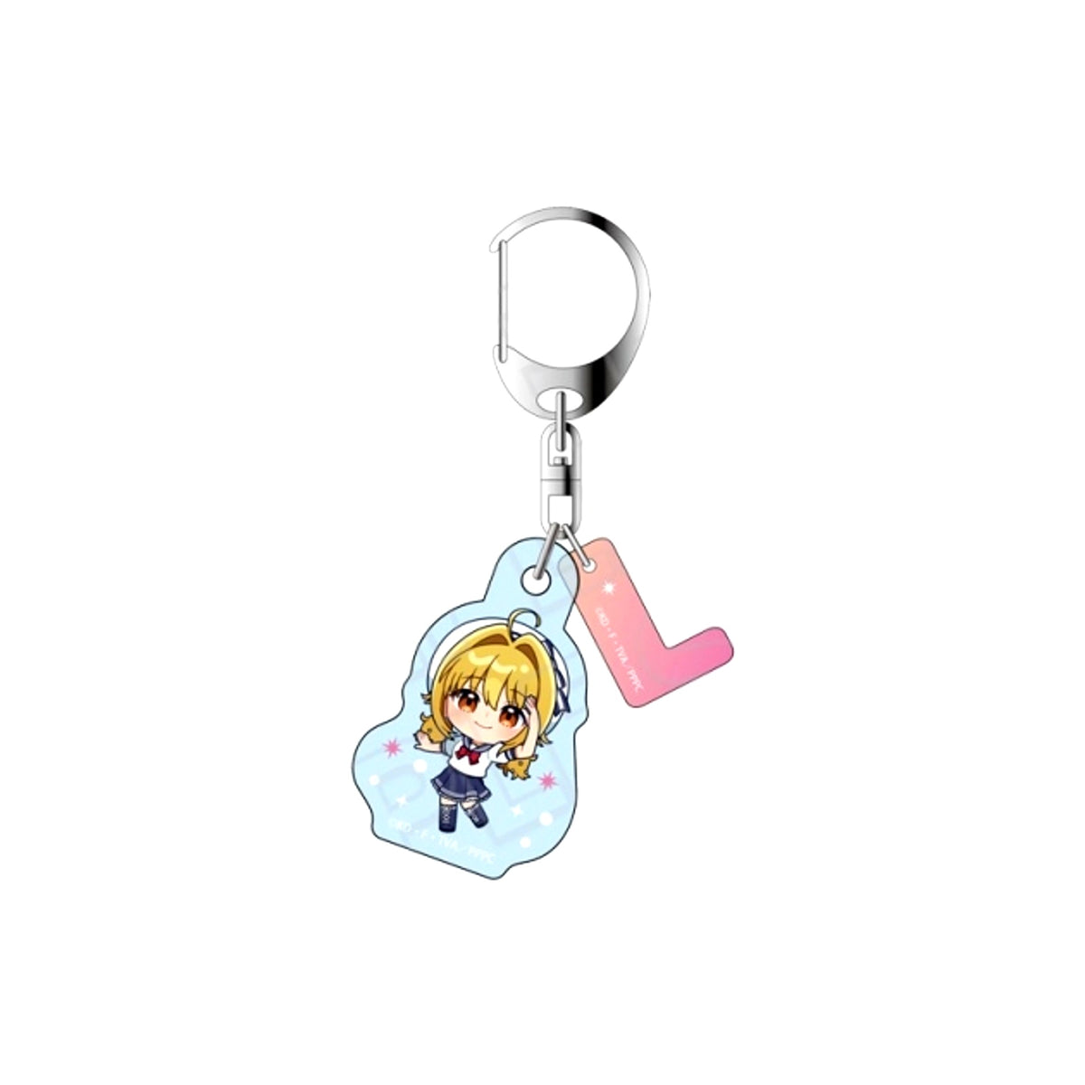 Mermaid Melody Pichi Pichi Pitch Initial Keychain Lucia Nanami Marine Look Deformed ver. [NEW]