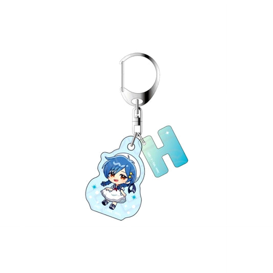 Mermaid Melody Pichi Pichi Pitch Initial Keychain Hanon Hosho Marine Look Deformed ver. [NEW]