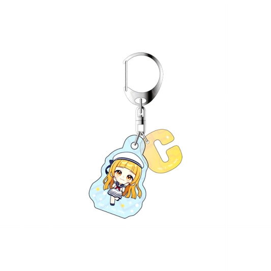 Mermaid Melody Pichi Pichi Pitch Initial Keychain Coco Marine Look Chibi ver. Goods - Keychain [NEW]