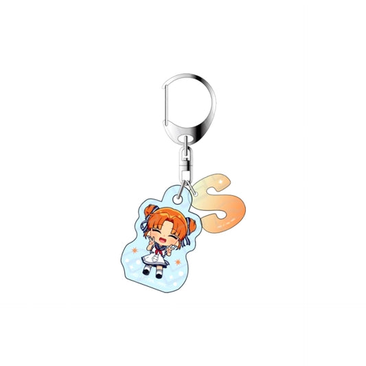 Mermaid Melody Pichi Pichi Pitch Initial Keychain Seira Marine Look Chibi ver. Goods - Keychain [NEW]