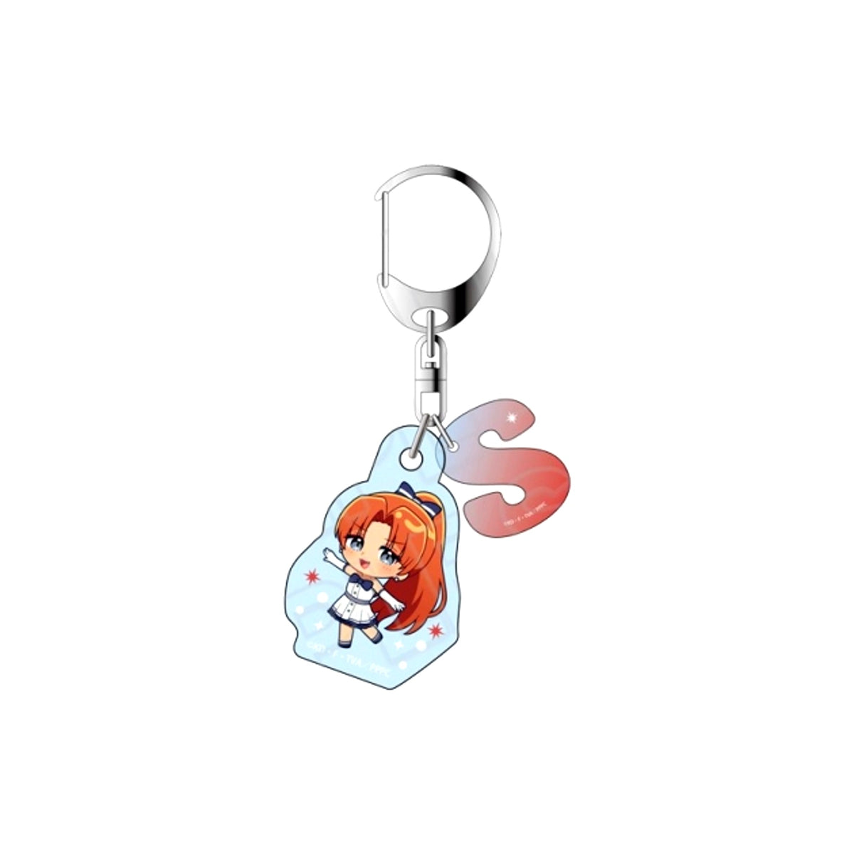 Mermaid Melody Pichi Pichi Pitch Initial Keychain Sheshe Marine Look Deformed ver. [NEW]