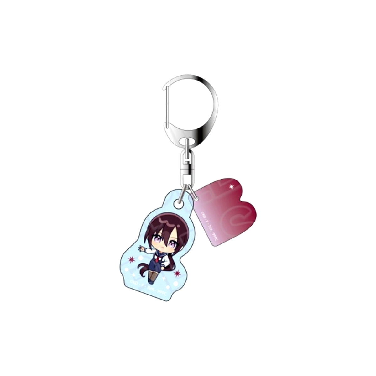 Mermaid Melody Pichi Pichi Pitch Initial Keychain Lady Bat Marine Look Deformed ver. [NEW]