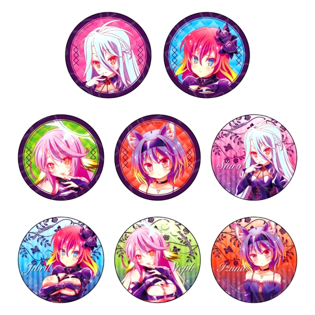No Game No Life Hologram Can Badge (Random) Bondage ver. [NEW]