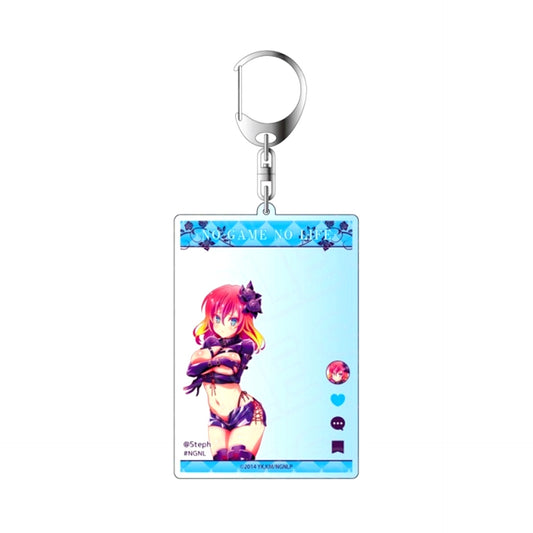 No Game No Life SNS Style Acrylic Keychain Stephanie Dola Bondage ver. [NEW]