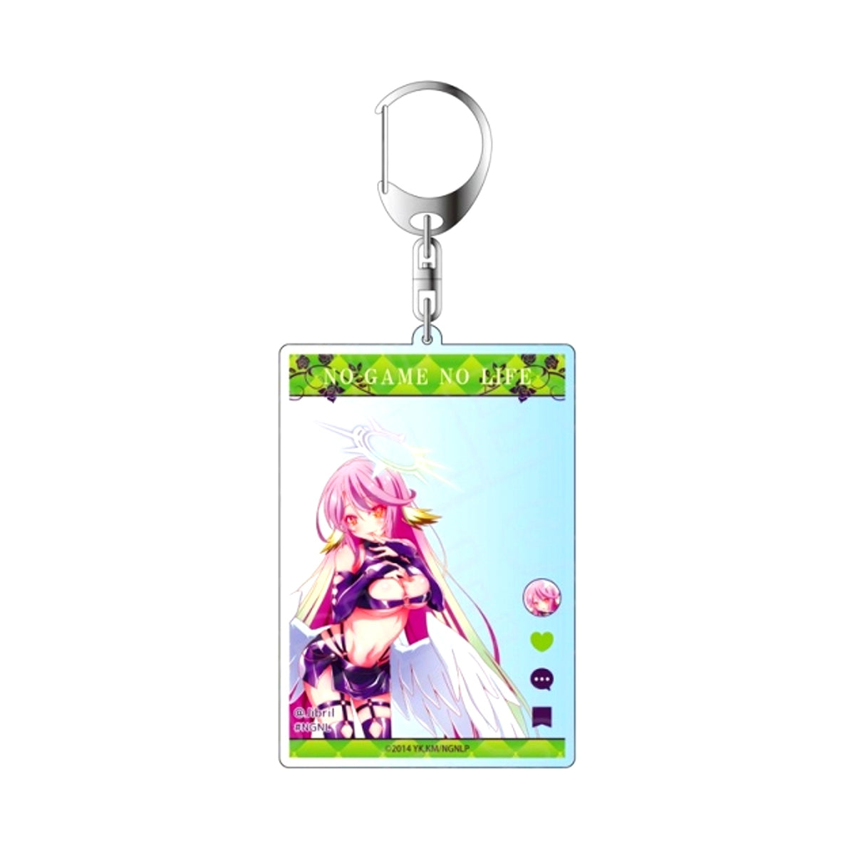 No Game No Life SNS Style Acrylic Keychain Jibril Bondage ver. [NEW]