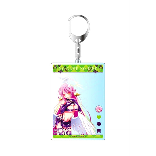 No Game No Life SNS Style Acrylic Keychain Jibril Bondage ver. [NEW]
