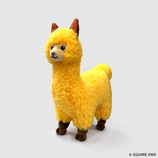 FINAL FANTASY XIV Plush with Glitter Sticker (Golden Alpaca) [NEW]